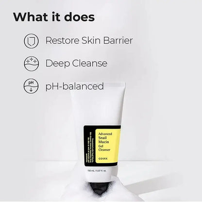 Advanced Snail 96 Mucin Power Essence/Cleanser/Cream Moisturizing Smoothing Nourishing Korean Cosmetics Facial Skin Care Product