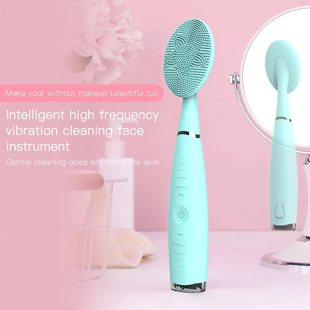 Portable Electric Facial Cleansing Brush