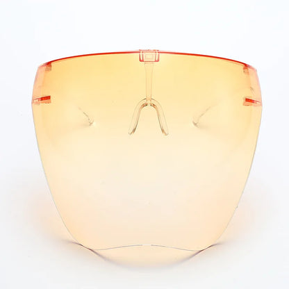 Full Face Sunglasses Mask Women Men Protective Faceshield Glasses Goggles Covered Spherical Lens Anti-Spray Cycling Sunglasses