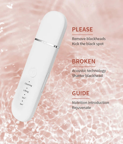 Ultrasonic Skin Scrubber | Blackhead Remover & Face Lifter
