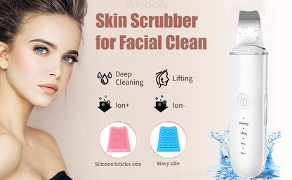 Ultrasonic Skin Scrubber | Blackhead Remover & Face Lifter