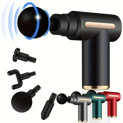 Portable Mini Massage Gun Deep Tissue Percussion Massager Adjustable Speed Lightweight Tool for Muscle Relaxation and Recovery