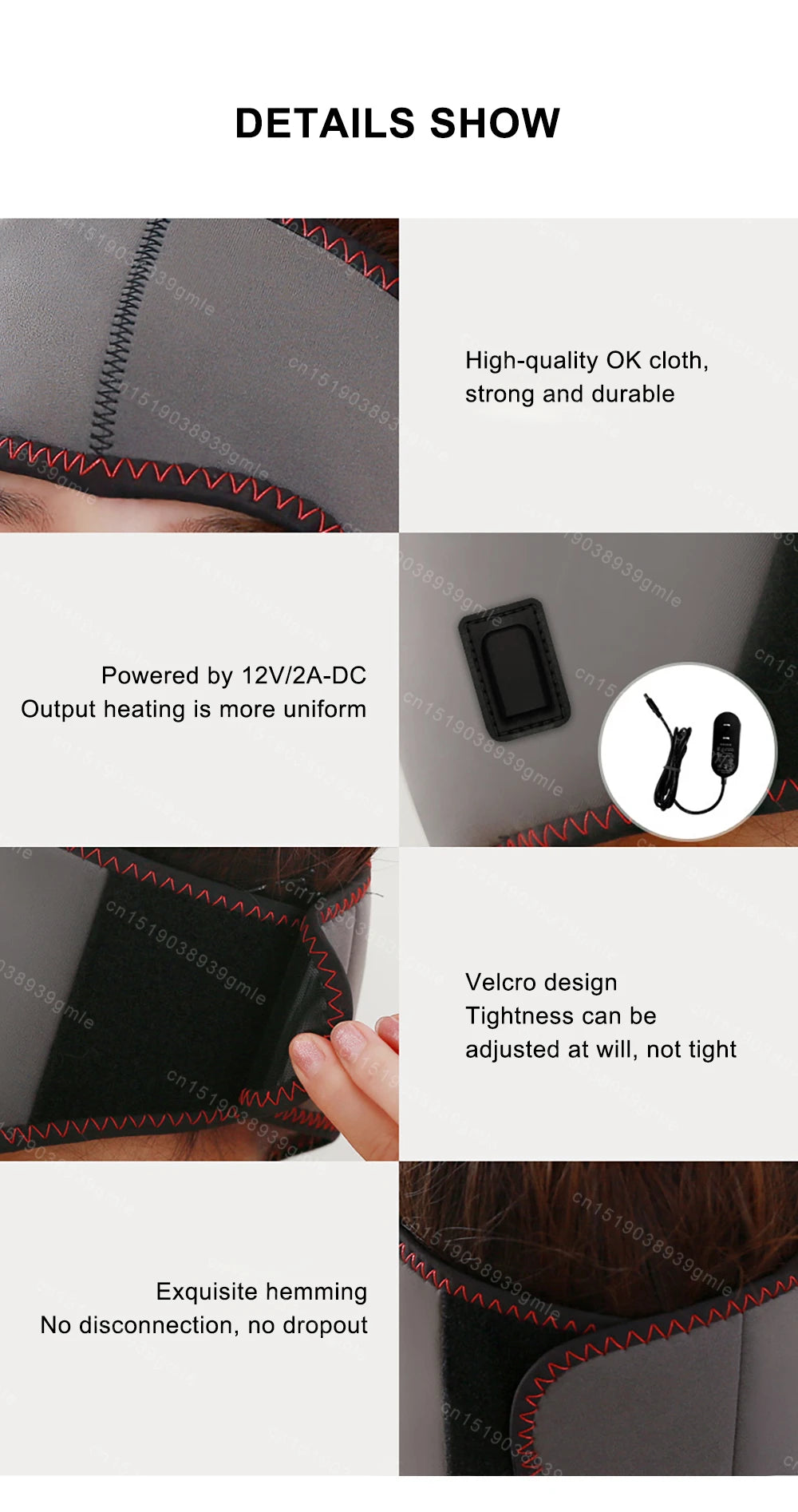 Electrically Heated Head Facial Paralysis Hot Pack Massage Mask Face Aftermath Recovery Instrument Face Spasm Crooked Mouth