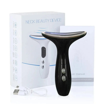 EMS Neck & Face Lifting Massager | LED Anti-Wrinkle Device