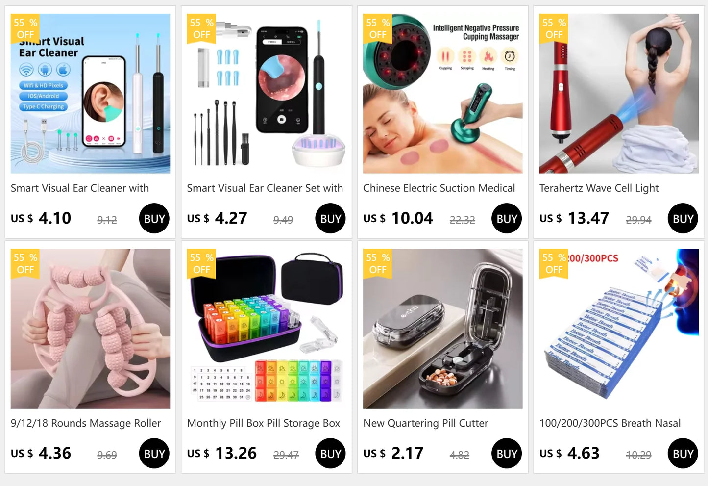 Natural Jade Roller Massager for Face Body Back Foot Massage Roller Facial Liftting Anti-wrinkle Double-end Gua Sha Jade Stone