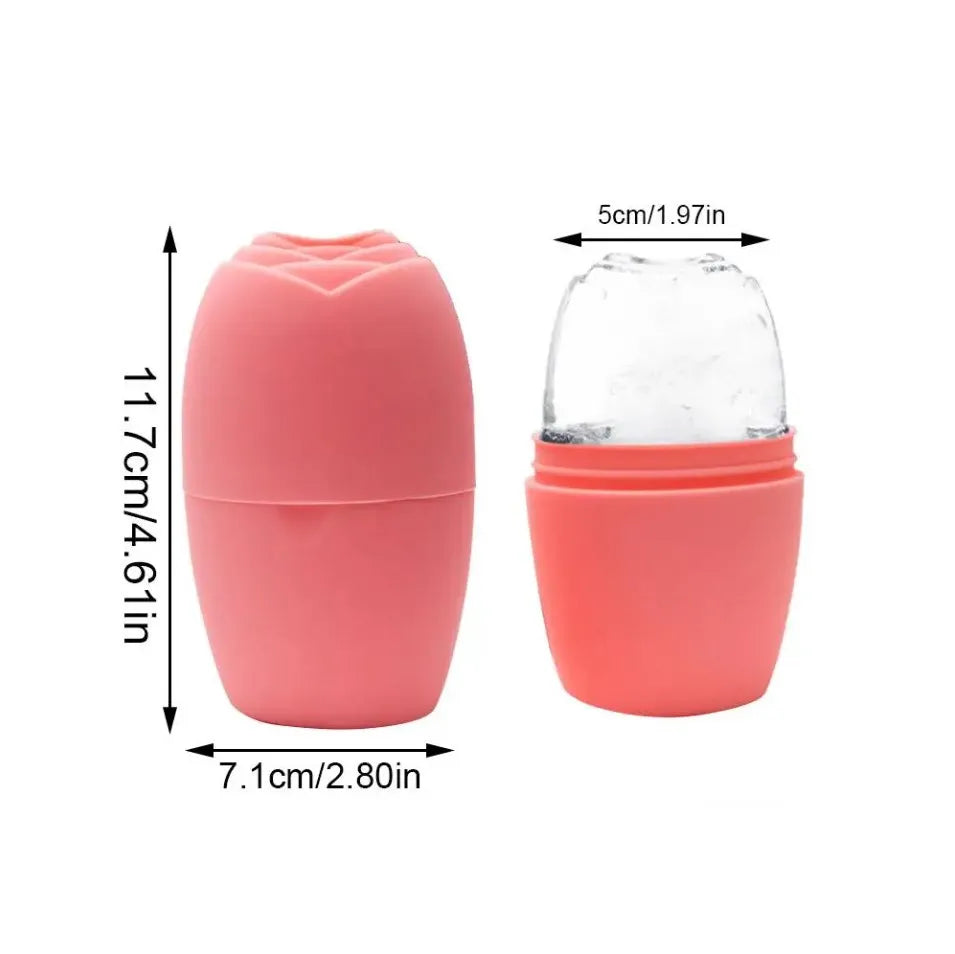 Ice Cube Face Roller Beauty Tools Silicone Mold For Eye Puffiness Facial Lifting Roller Shrink Pores Skin Educe Massager Ball