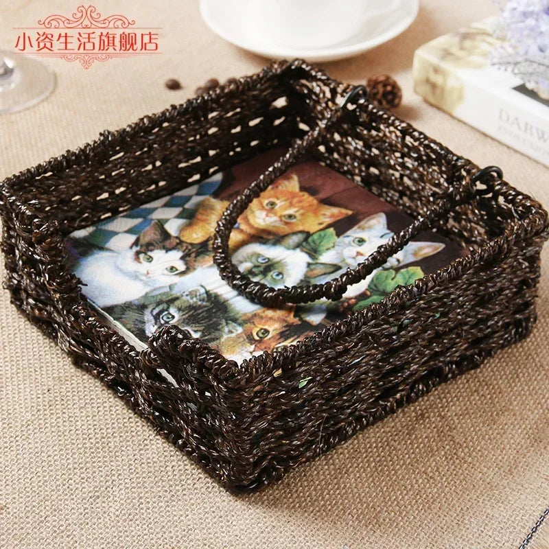 20pcs/Pac New Colorful Printing Napkins Party Tissue Paper Facial Tissue Wedding Tissue Paper Diekubat Paper Napkins Cat Pattern