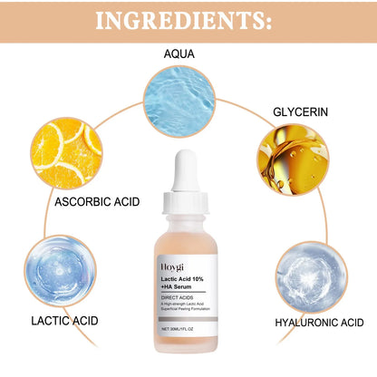 Remove Large Pores Serum Lactic Acid Facial Pore Shrinking Repairing Products Pore Minimizing Firming Smooth Korean Skin Care