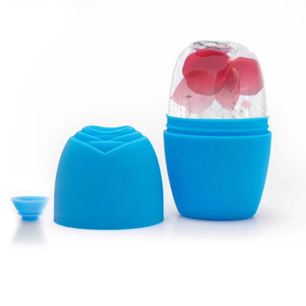 Ice Cube Face Roller Beauty Tools Silicone Mold For Eye Puffiness Facial Lifting Roller Shrink Pores Skin Educe Massager Ball