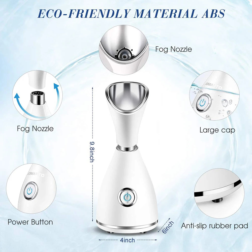 Nano Ionic Mist Face Steamer Women Home Beauty Facial Sprayer Machine Electric Professional Spa Mist Ionic Deep Cleansing