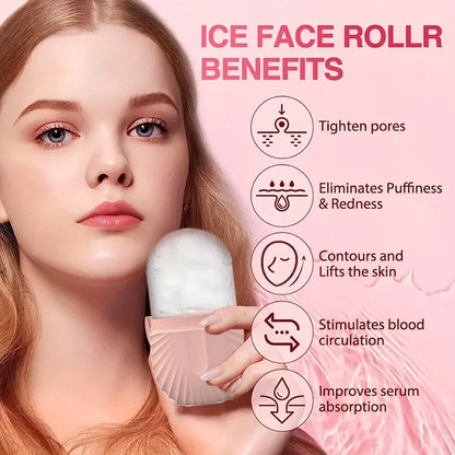 Ice Facial Roller Skin Care Beauty Lifting Contouring Tools Ice Cube Trays Ice Globe Balls Face Massager Skin Care Tool