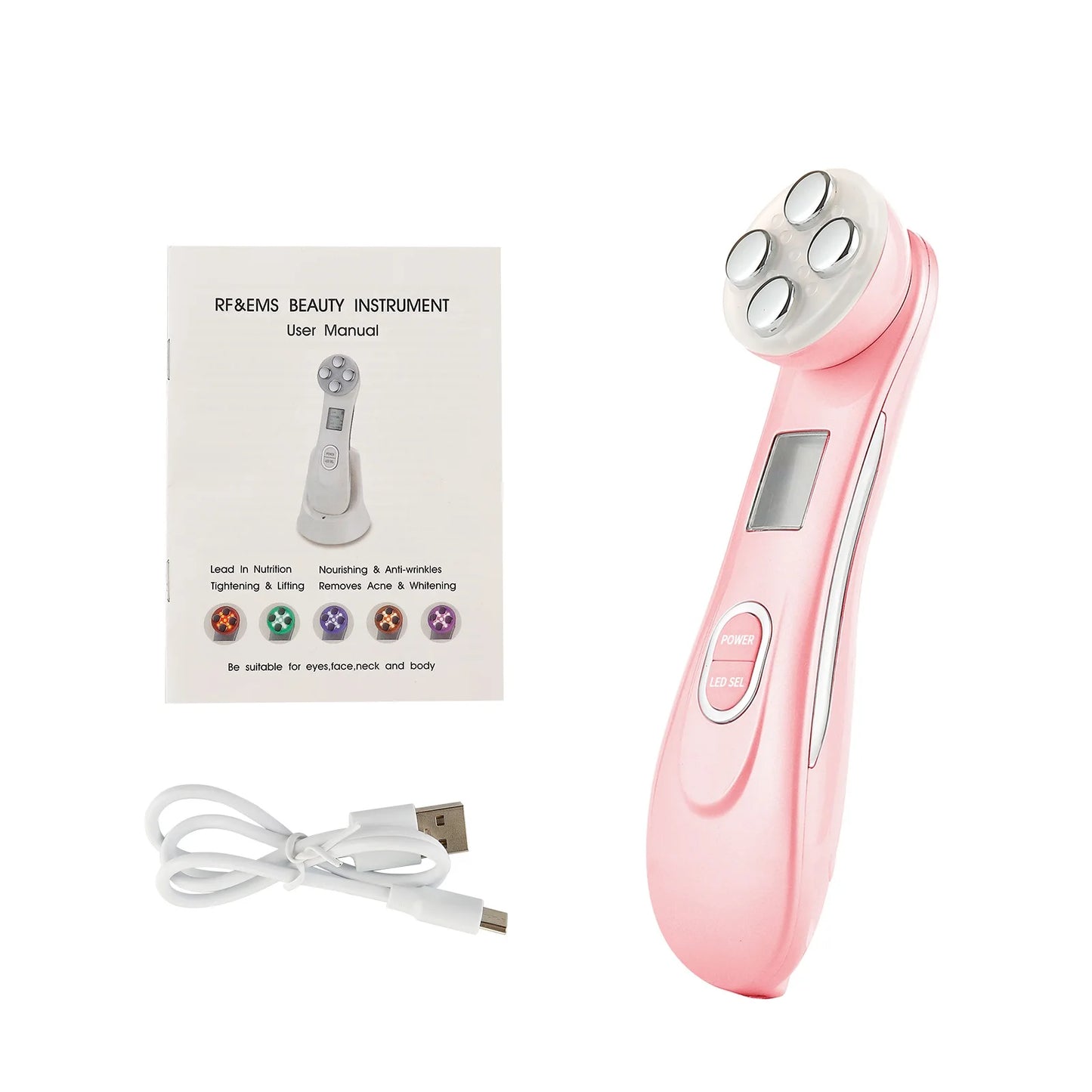 5 in 1 RF EMS LED Skin Tightening & Anti-Wrinkle Massager