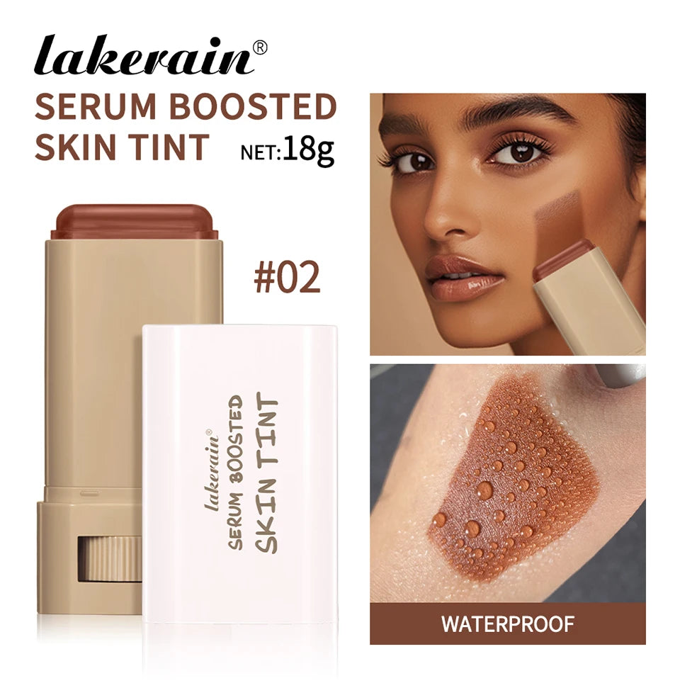 Beauty Balm Serum Boosted Skin Tint Foundation Stick Smooth Plumper Hight Coverage Travel Bronze Foundation Makeup