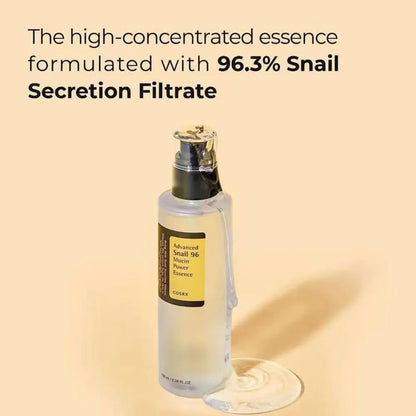 Snail Mucin Peptide Essence,Hyaluronic Acid Skin Repair Serum,Lightens Wrinkles And Dark Spots,Face Moisturizing and Hydrating