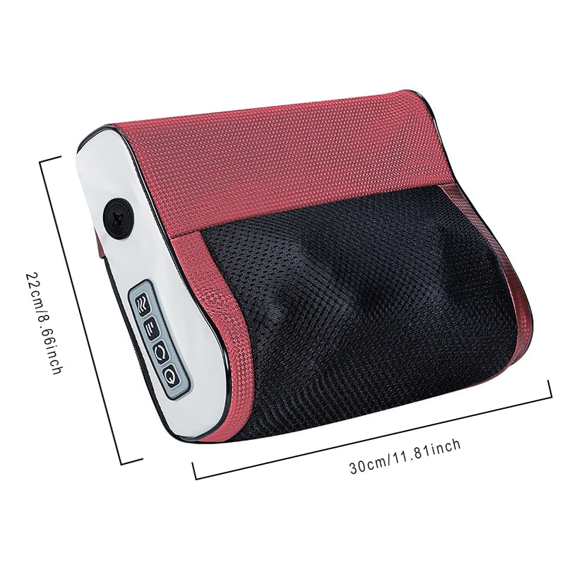 Multi Functional Neck and Shoulder Massager Household Neck and Back Kneading Tool with Multiple Adjustable Hot Compress Massage