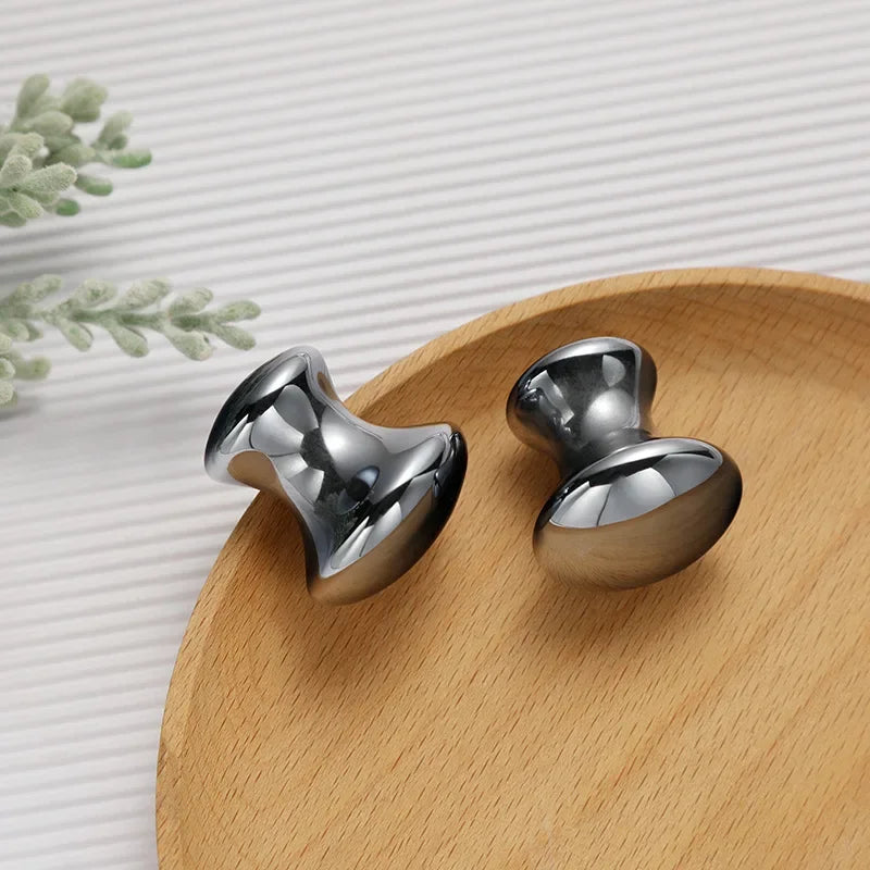 Gua Sha Face Massage Beauty Tool Mushroom Shape Terahertz Energy Stone Guasha Scraping Facial Massager for Spa Body Relaxing