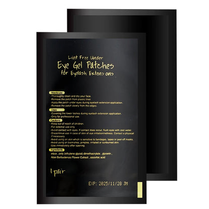 UV Patches 50pairs Hydrogel Eyelash Patch Black Pad Eyelash Patch Beauty And Moisturizing Eye Mask for Eyelash Extension Makeup