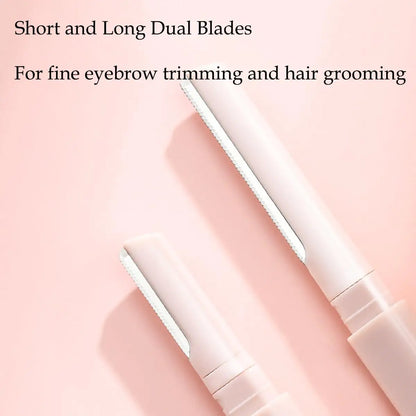 Precision Double-Headed Dermaplaning Tool, Sharp & Safe Dermaplane Razor, Face Razors for Women, Eyebrow Razor, Facial Razor