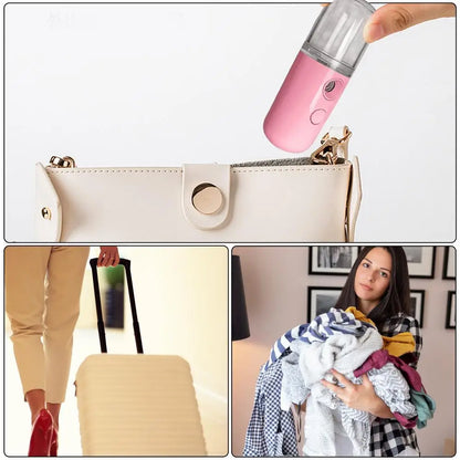 USB Mist Facial Sprayer Humidifier USB Portable 30ml Mini Nano Mist Sprayer Facial Steamer Air Humidifier Face Skin Care Tools