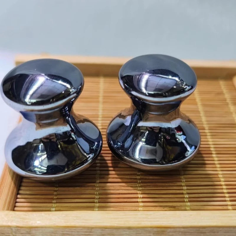 Gua Sha Face Massage Beauty Tool Mushroom Shape Terahertz Energy Stone Guasha Scraping Facial Massager for Spa Body Relaxing