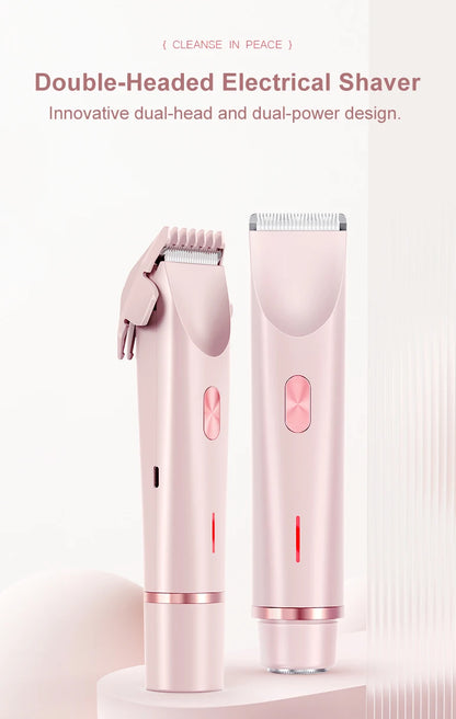 2 in 1 Electric Razor & Epilator for Women | Face & Bikini Shaver