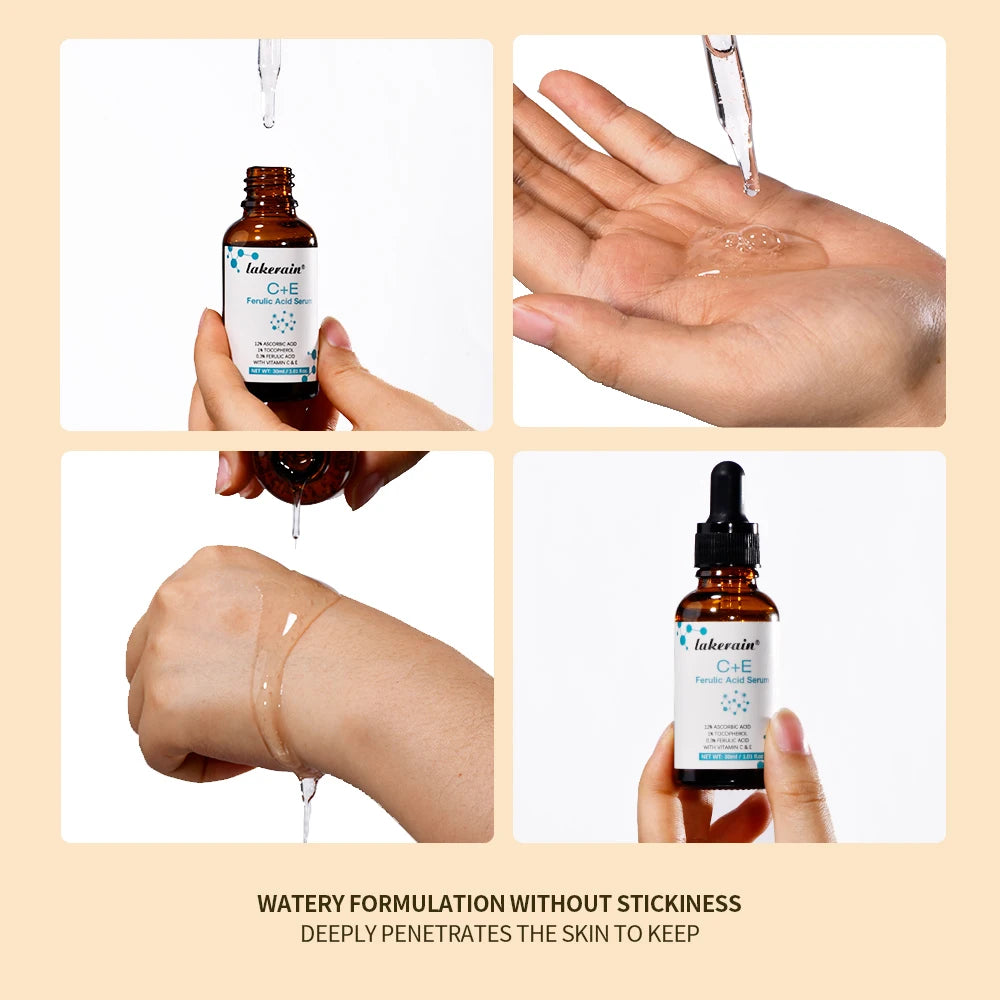 Vitamin C Face Serum Vitamin CE Serum with Ferulic Acid for Women Vitamin E&Ferulic Serum Skin Care, Vitamin C Serum for Face