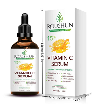 118ml Vitamin C SerumFace Care Skin Care Essence Liquid Hydrating Moisturizing  EssenceTO Body, Eye, Face,  HandEssential Oil