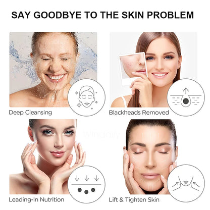 Ultrasonic Skin Scrubber | Blackhead Remover & Face Lifter