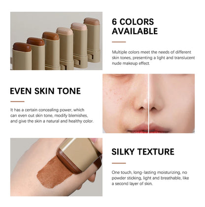 Beauty Balm Serum Boosted Skin Tint Foundation Stick Smooth Plumper Hight Coverage Travel Bronze Foundation Makeup