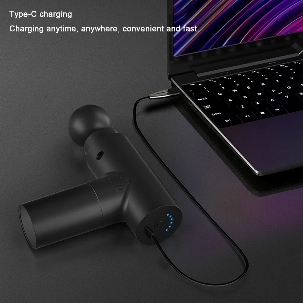 Mini Massage Gun with Multiple Adjustable Levels Portable Small Gun Electric Shock Muscle Massage Exercise and Fitness