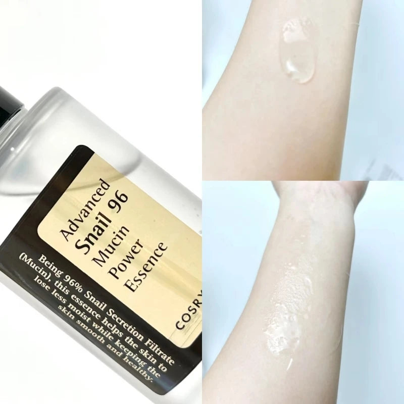 Snail 96 Mucin Power Essence Moisturizing Smoothing Nourishing Korean Facial Fading Fine Lines Repair Brightening Skin Care