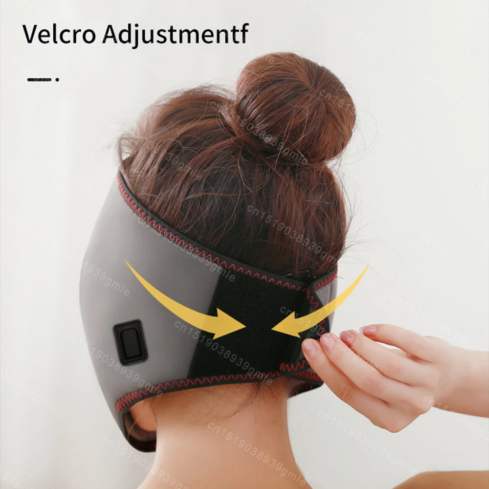 Electrically Heated Head Facial Paralysis Hot Pack Massage Mask Face Aftermath Recovery Instrument Face Spasm Crooked Mouth