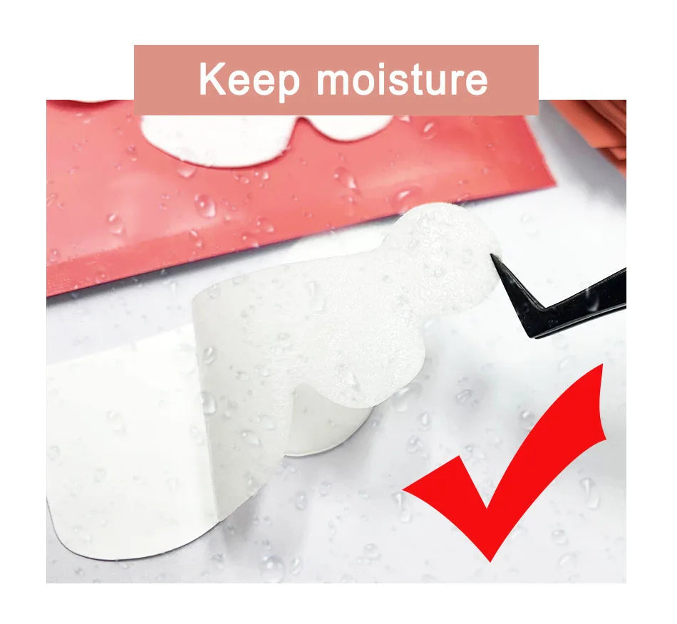 1000pieces Wholesale Hydrogel Gel Eye Patches for Eyelash Extension Tips Stickers Under Eye Pads Patches Application Makeup