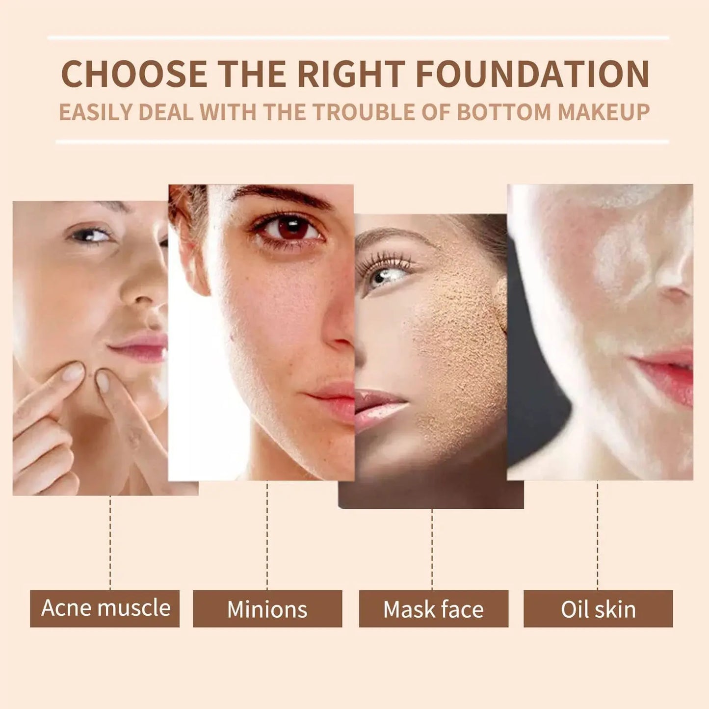 Korea 5ml BB Cream Glow Pigment Starter Kit Facial Niacinamide Foundation Cream Moisturizing Rejuvenation Skin Care