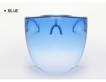 Full Face Sunglasses Mask Women Men Protective Faceshield Glasses Goggles Covered Spherical Lens Anti-Spray Cycling Sunglasses