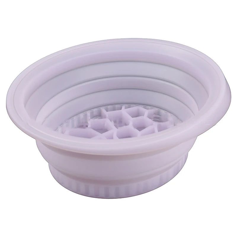 Large Bowl For Face Ice Bath Foldable Ice Bath Bowl Silicone Bowl For Dipping Face Ice Bath Ice Bath At Home〔White〕