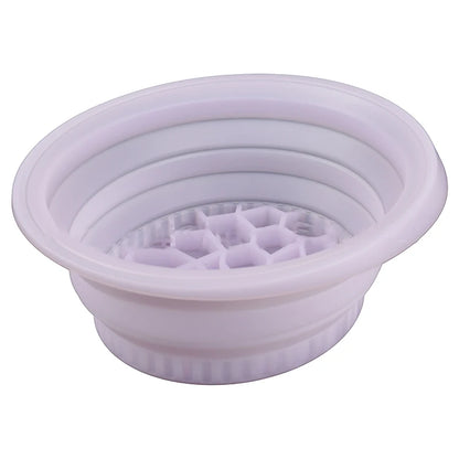 Large Bowl For Face Ice Bath Foldable Ice Bath Bowl Silicone Bowl For Dipping Face Ice Bath Ice Bath At Home〔White〕