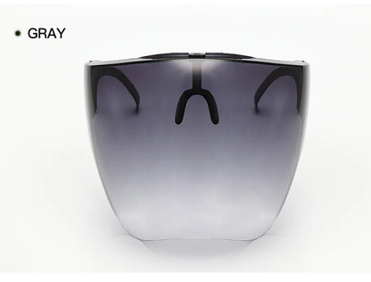 Full Face Sunglasses Mask Women Men Protective Faceshield Glasses Goggles Covered Spherical Lens Anti-Spray Cycling Sunglasses