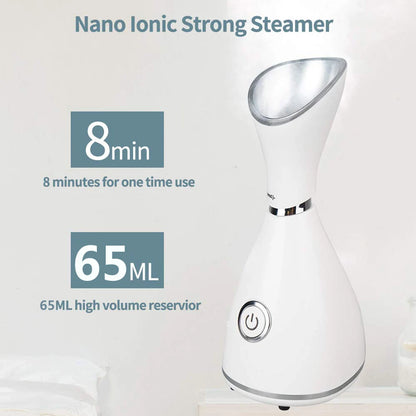 Nano Ionic Mist Face Steamer Women Home Beauty Facial Sprayer Machine Electric Professional Spa Mist Ionic Deep Cleansing