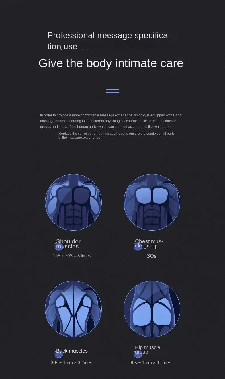 Fascia Gun Muscle Massager Instrument bar Multi-functional electric muscle membrane neck membrane gun relax leg professional