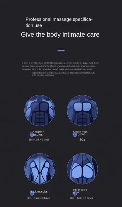 Fascia Gun Muscle Massager Instrument bar Multi-functional electric muscle membrane neck membrane gun relax leg professional