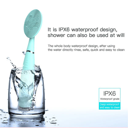 Portable Electric Facial Cleansing Brush