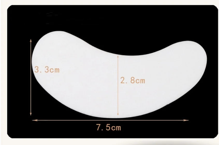50pairs Hydrogel Eye Patches for Building Eyelash Extension Under Eye Pads Grafted Lash Stickers Beauty Tools