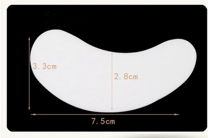 50pairs Hydrogel Eye Patches for Building Eyelash Extension Under Eye Pads Grafted Lash Stickers Beauty Tools