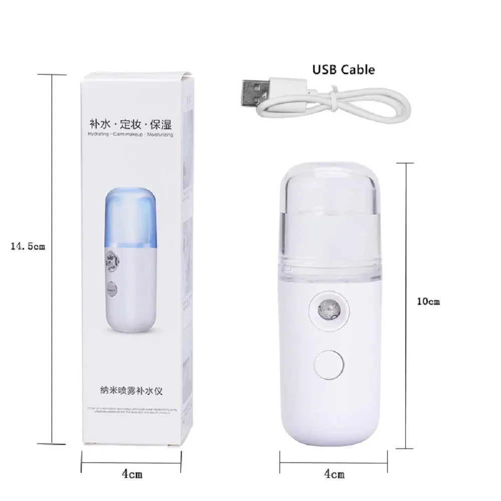 Mist  Sprayer Humidifier Face Steamer Moisturizing Beauty Instruments Face Skin Care Tools Mist sprayer nano spray  Nebulizer