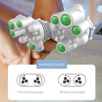 Multi Functional Neck and Shoulder Massager Household Neck and Back Kneading Tool with Multiple Adjustable Hot Compress Massage