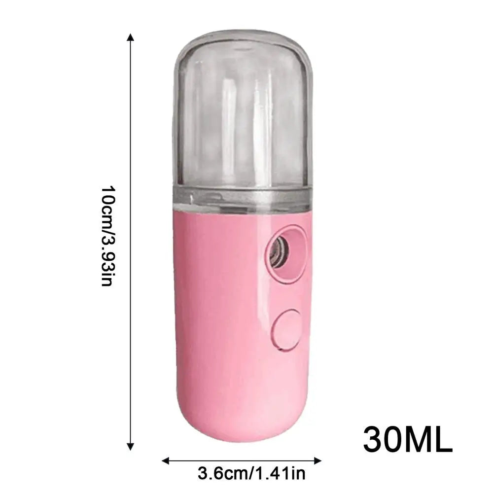 USB Mist Facial Sprayer Humidifier USB Portable 30ml Mini Nano Mist Sprayer Facial Steamer Air Humidifier Face Skin Care Tools