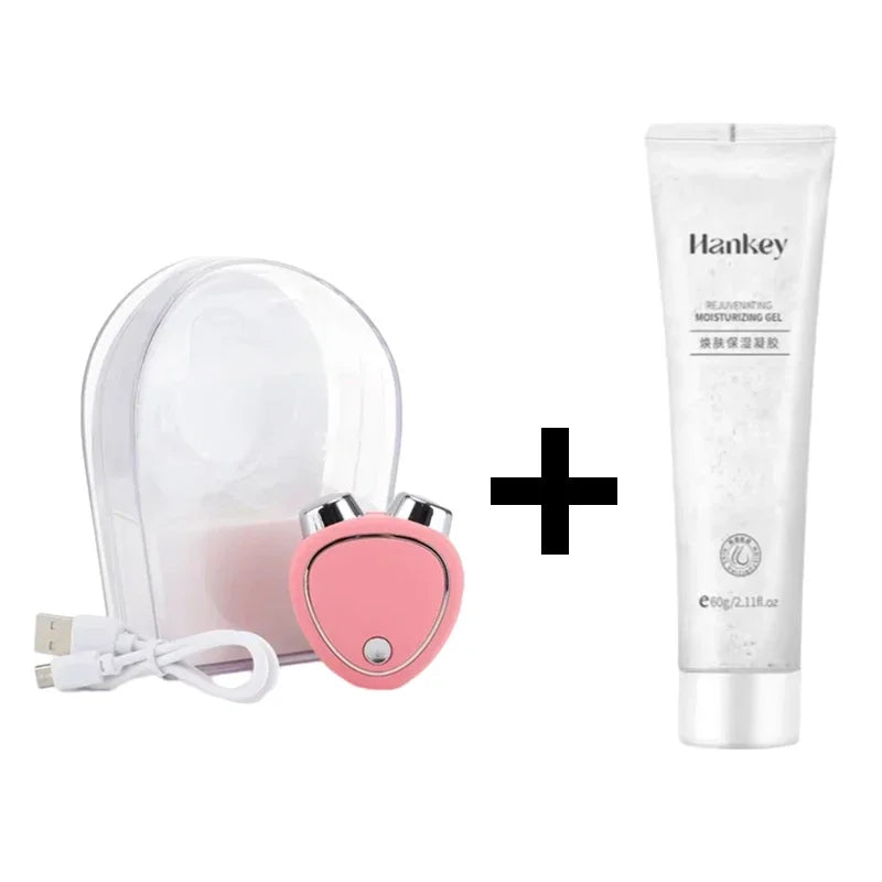 EMS Face Lifting Device Facial Microcurrent Roller Massage Sonic Vibration Skin Tightening Rejuvenation Anti Wrinkle Beauty Care