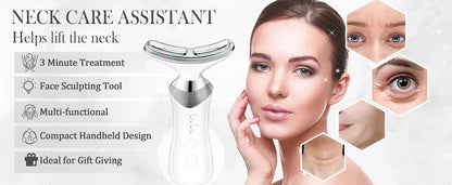 EMS Neck Face Beauty Device Facial Lifting Machine Skin Tighten Reduce Double Chin Anti Wrinkle Remove Lifting SkinCare Massager