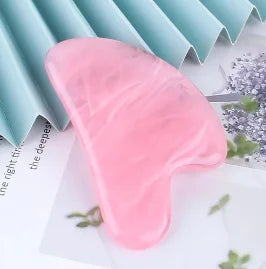 Gua Sha Face Massage Beauty Tool Mushroom Shape Terahertz Energy Stone Guasha Scraping Facial Massager for Spa Body Relaxing